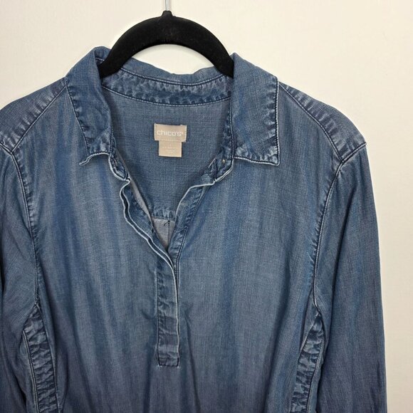 Chico's Tunic Womens 1 (8/10) - Picture 3 of 7